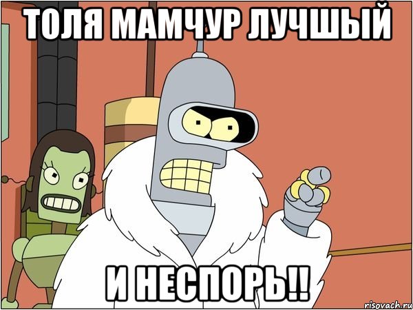 толя мамчур лучшый и неспорь!!, Мем Бендер