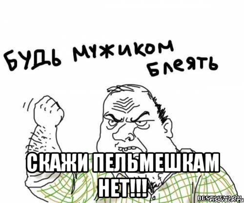  скажи пельмешкам НЕТ!!!, Мем блять