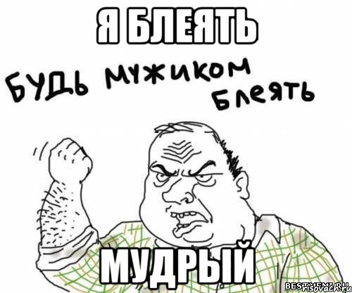 Я блеять мудрый, Мем блять