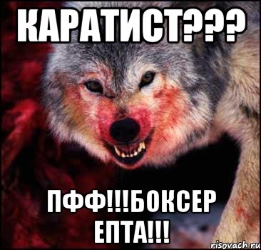 Каратист??? Пфф!!!Боксер епта!!!, Мем Бокс