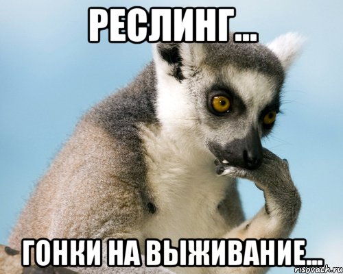 Реслинг... гонки на выживание...