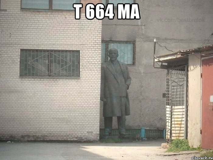 Т 664 МА , Мем  Ленин за углом (пс, парень)