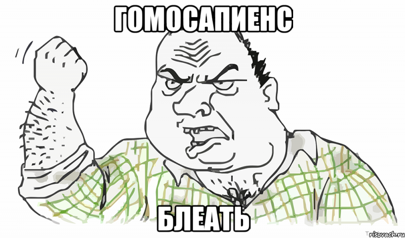 ГомосапиЕнс Блеать, Мем Будь мужиком