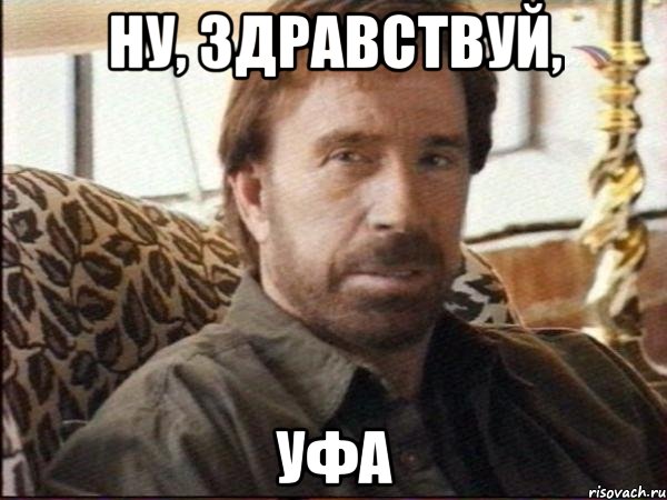 Ну, здравствуй, Уфа, Мем чак норрис