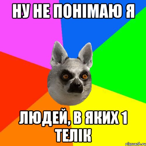 Ну не понімаю я Людей, в яких 1 телік