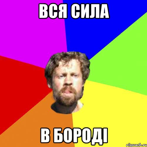 Вся сила в бороді
