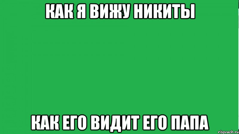 Как я вижу Никиты Как его видит его папа, Мем ЧТО ВИЖУ Я