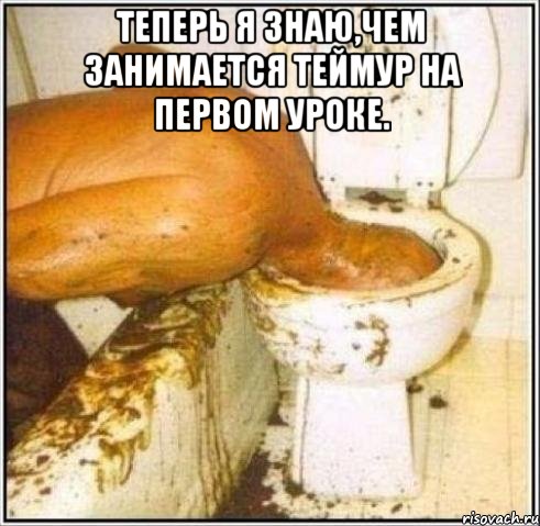 Теперь я знаю,чем занимается Теймур на первом уроке. , Мем Дайвер