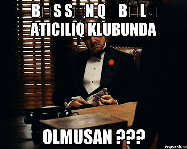 Bəs Sən Qəbələ Atıcılıq Klubunda Olmusan ???, Мем Дон Вито Корлеоне