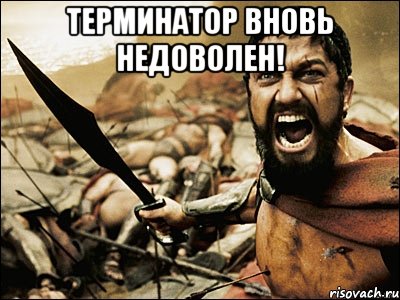 Терминатор вновь недоволен! , Мем Это Спарта