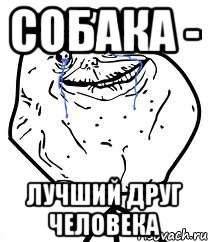 собака - лучший друг человека, Мем Forever Alone