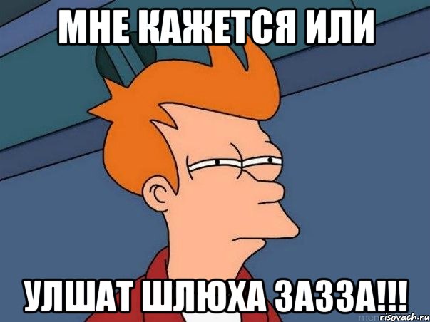 Мне кажется Или Улшат Шлюха зазза!!!, Мем  Фрай (мне кажется или)