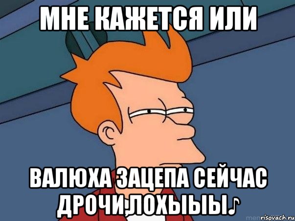 Мне кажется или валюха зацепа сейчас дрочи,лохыыы♪, Мем  Фрай (мне кажется или)