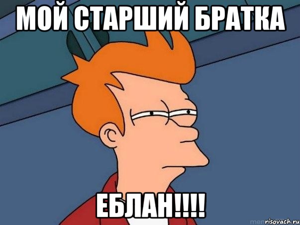Мой старший братка еблан!!!!, Мем  Фрай (мне кажется или)