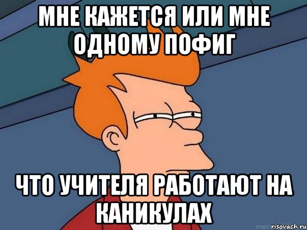 Мне кажется или мне одному пофиг что учителя работают на каникулах, Мем  Фрай (мне кажется или)