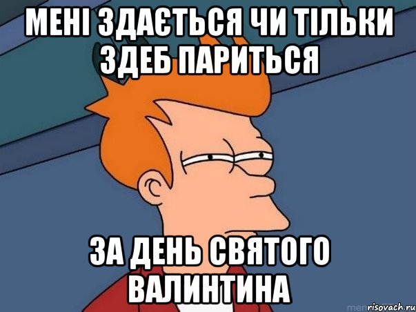 МЕНІ ЗДАЄТЬСЯ ЧИ ТІЛЬКИ ЗДЕБ ПАРИТЬСЯ ЗА ДЕНЬ СВЯТОГО ВАЛИНТИНА, Мем  Фрай (мне кажется или)