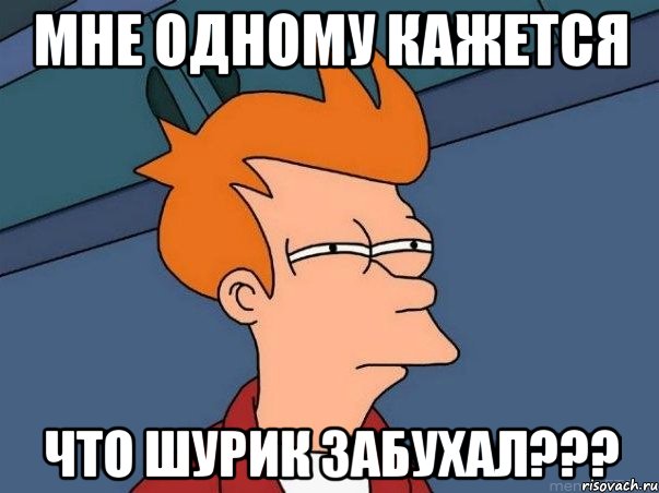 МНЕ ОДНОМУ КАЖЕТСЯ ЧТО ШУРИК ЗАБУХАЛ???, Мем  Фрай (мне кажется или)