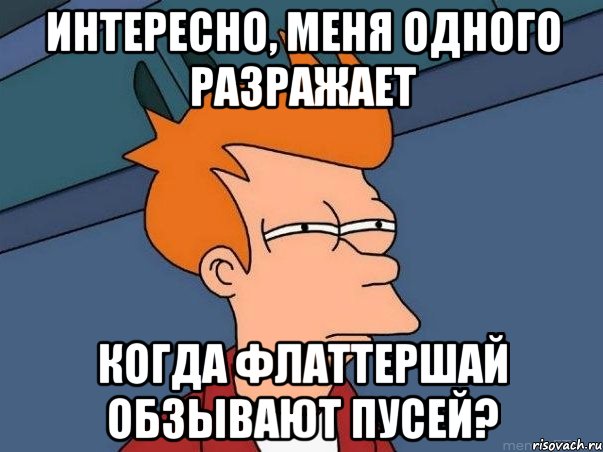 интересно, меня одного разражает когда флаттершай обзывают пусей?, Мем  Фрай (мне кажется или)