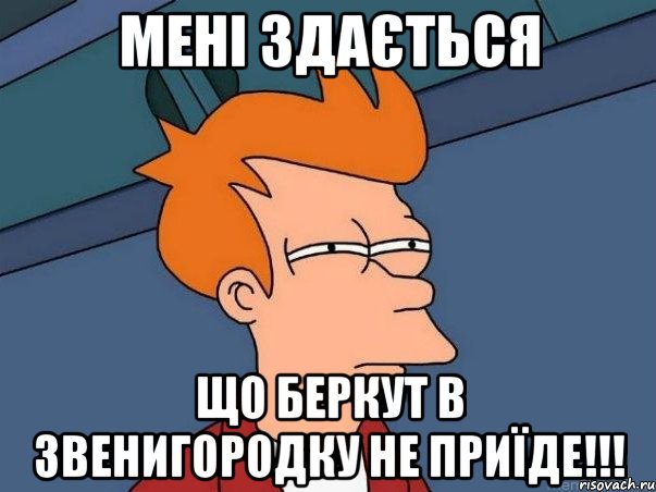 мені здається що беркут в Звенигородку не приїде!!!, Мем  Фрай (мне кажется или)