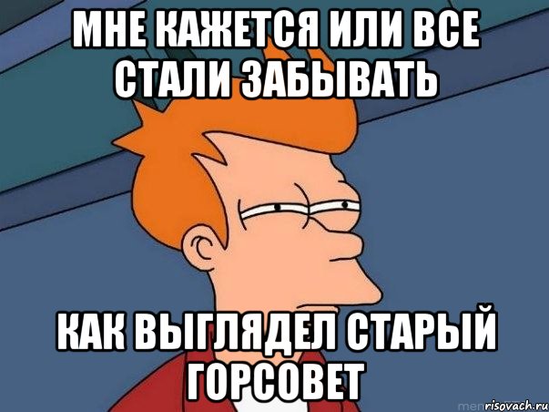 Мне кажется или все стали забывать как выглядел старый горсовет, Мем  Фрай (мне кажется или)