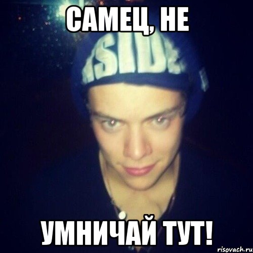 Самец, не Умничай тут!
