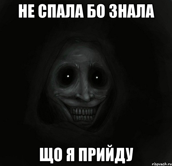 Не спала бо знала що я прийду, Мем Ночной гость