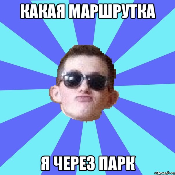 какая маршрутка я через парк