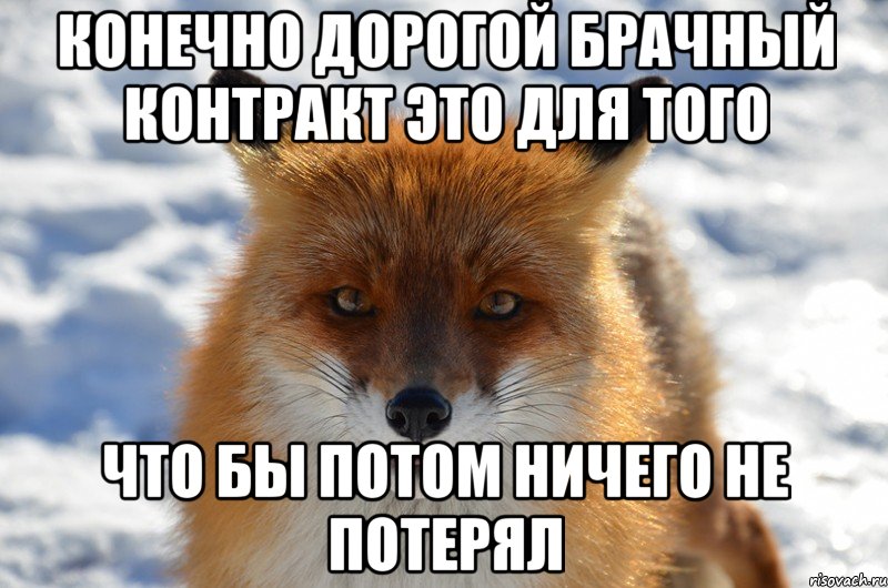 Конечно дорогой брачный контракт это для того что бы потом ничего не потерял