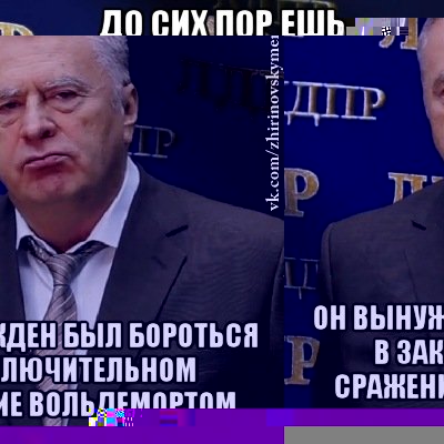 До сих пор ешь назавтрак только яйца? Хватит это терпеть!, Мем Хватит это терпеть (Жириновский)