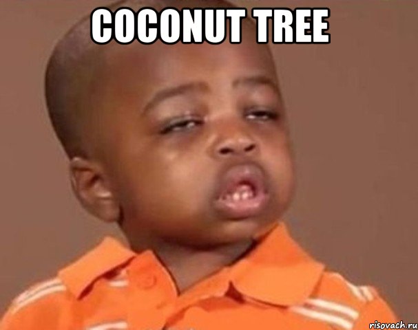 coconut tree , Мем  Какой пацан (негритенок)