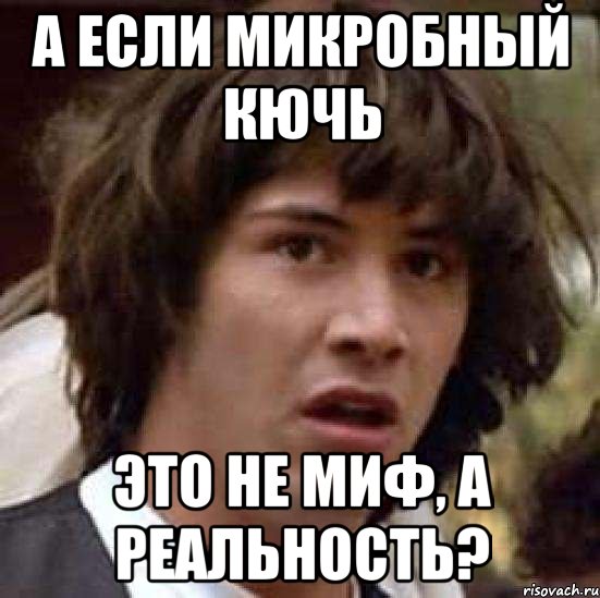 а если микробный кючь это не миф, а реальность?, Мем А что если (Киану Ривз)