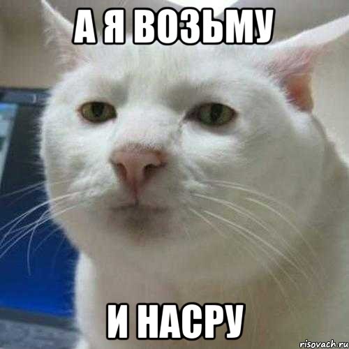 а я возьму и насру