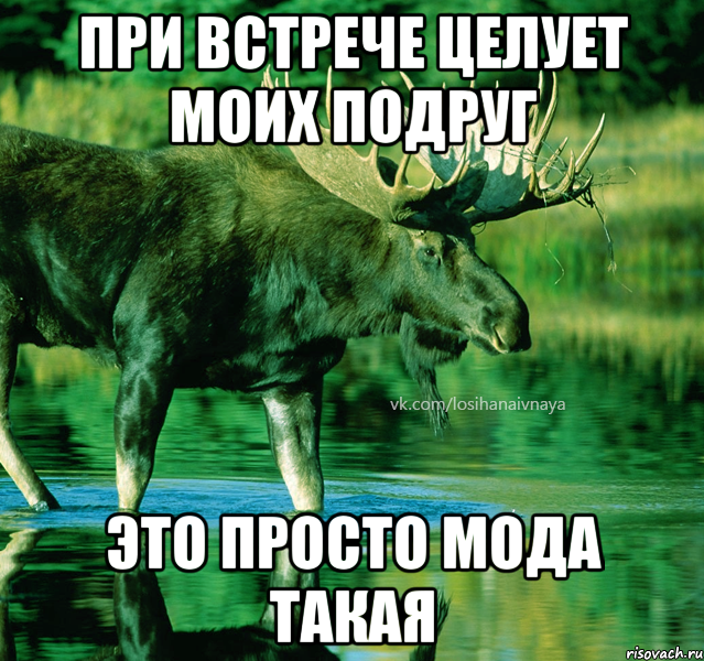 при встрече целует моих подруг это просто мода такая