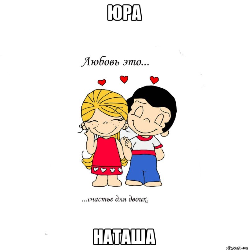 Юра Наташа, Мем  Love is