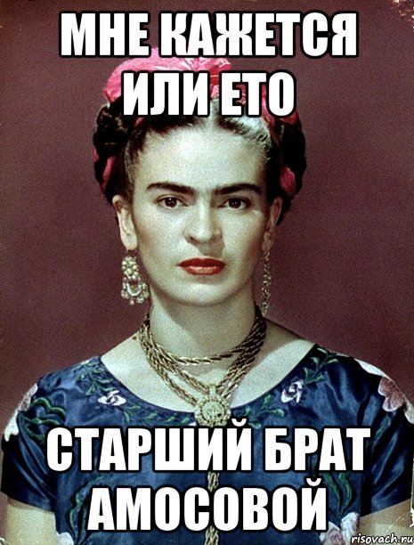 мне кажется или ето старший брат амосовой