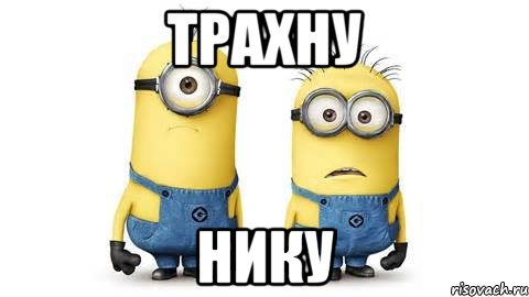 Трахну Нику, Мем Миньоны