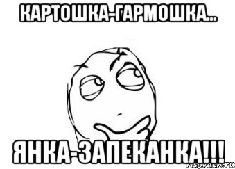 Картошка-гармошка... ЯНКА-ЗАПЕКАНКА!!!, Мем Мне кажется или