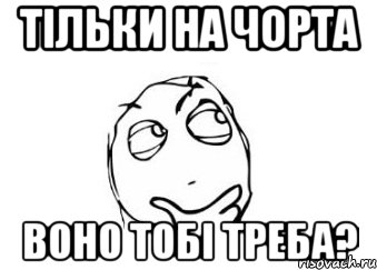 тільки на чорта воно тобі треба?, Мем Мне кажется или