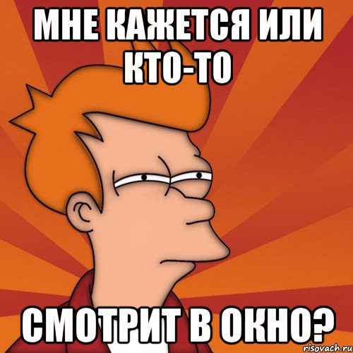 Мне кажется или кто-то смотрит в окно?, Мем Мне кажется или (Фрай Футурама)