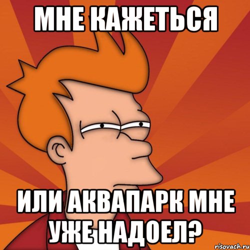 Мне кажеться или аквапарк мне уже надоел?, Мем Мне кажется или (Фрай Футурама)