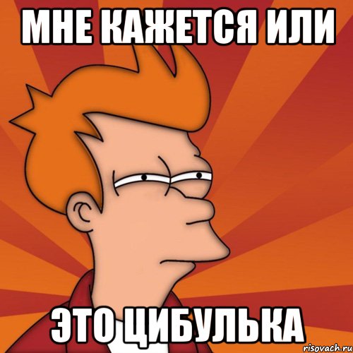 мне кажется или это Цибулька, Мем Мне кажется или (Фрай Футурама)