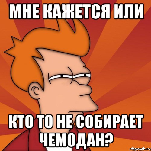мне кажется или кто то не собирает чемодан?, Мем Мне кажется или (Фрай Футурама)