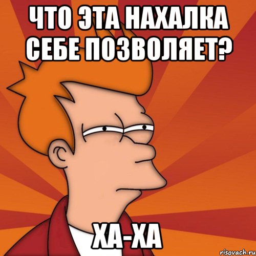 Что эта нахалка себе позволяет? ха-ха, Мем Мне кажется или (Фрай Футурама)