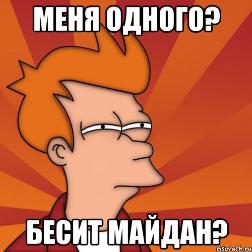 Меня одного? Бесит Майдан?, Мем Мне кажется или (Фрай Футурама)