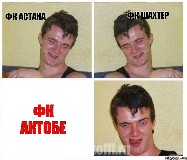 фк астана фк шахтер фк актобе