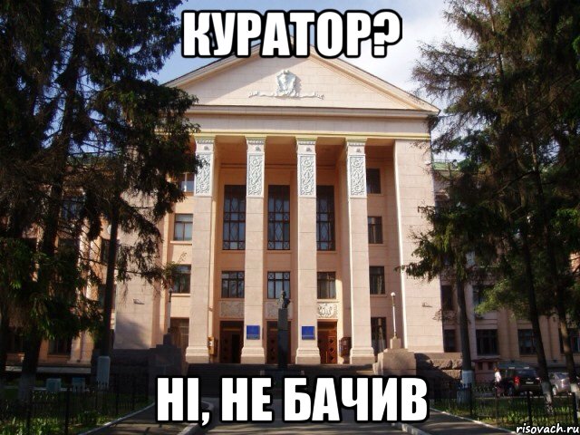 Куратор? Ні, не бачив