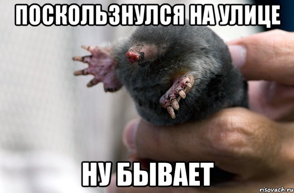 поскользнулся на улице ну бывает, Мем Ну бывает