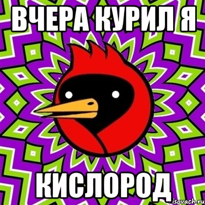 Вчера курил я Кислород, Мем Омская птица