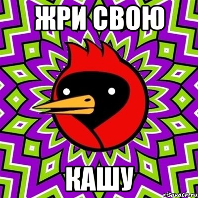 Жри свою Кашу, Мем Омская птица