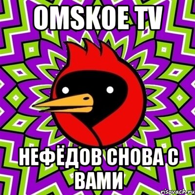 OMSKOE TV НЕФЁДОВ СНОВА С ВАМИ, Мем Омская птица
